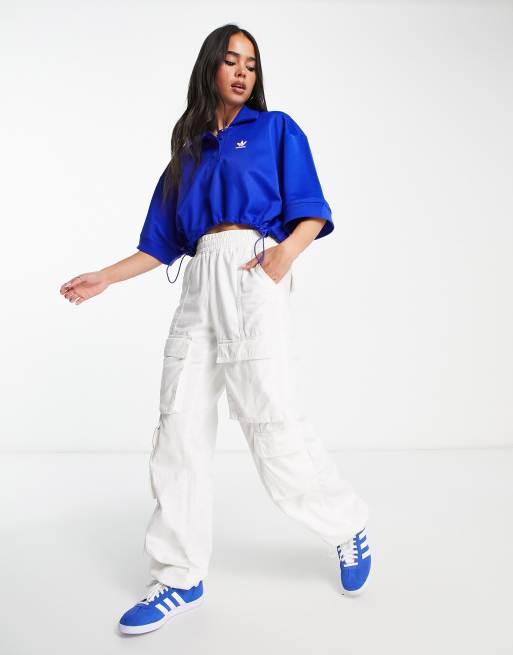 adidas Originals 'Always Original' adibreak trousers in blue, ASOS