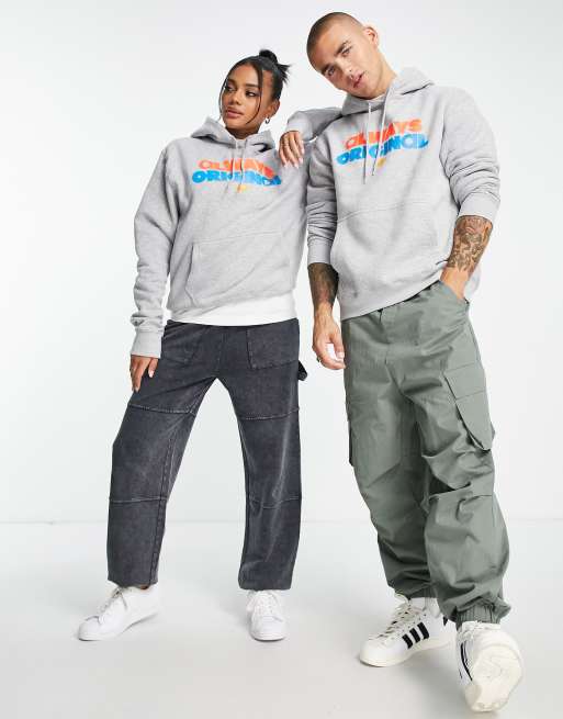 adidas Originals Always Original hoodie in gray | ASOS