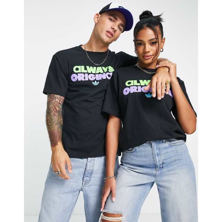 トップス Always T-shirt adidas Originals Always Original T-shirt in black | ASOS
