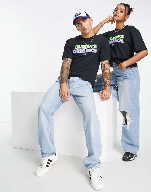 adidas Originals Always Original T-shirt in black | ASOS