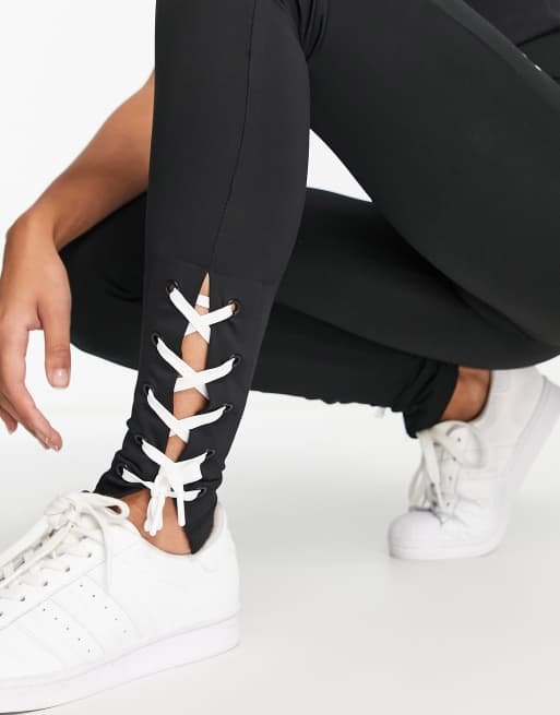 adidas Originals Always Original trefoil leggings in black