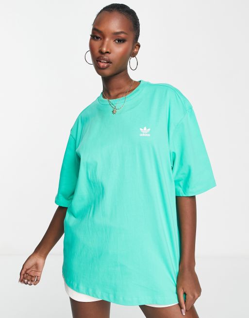 always originals back print logo T-shirt in green | ASOS