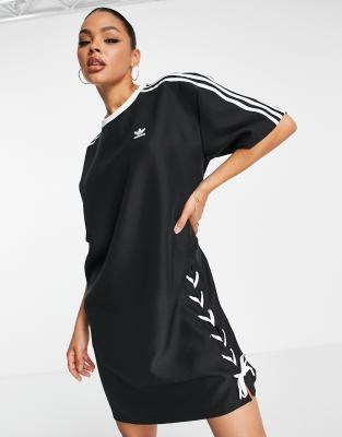 adidas Originals always originals t-shirt dress in black