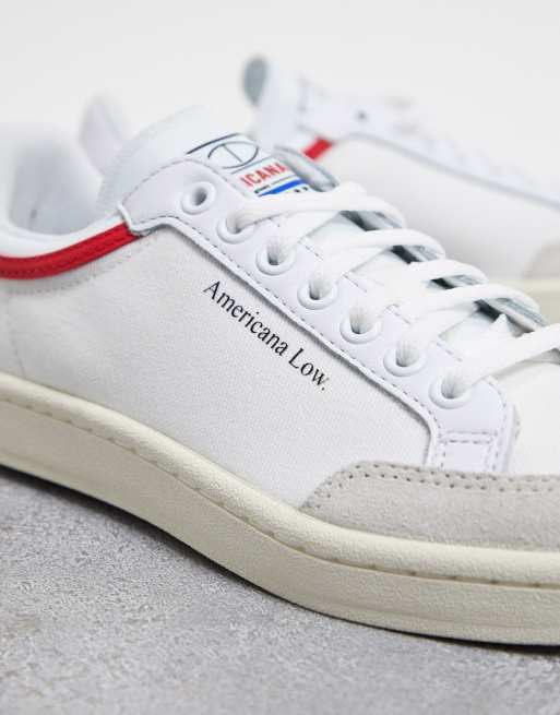 adidas Originals Americana Baskets basses Blanc ASOS