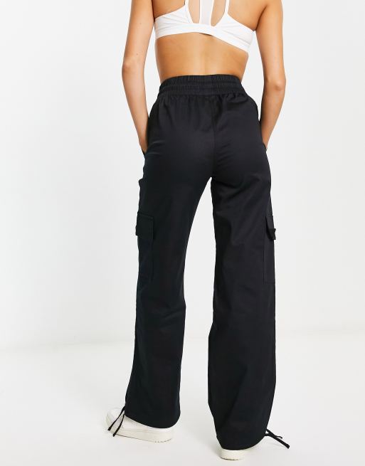 adidas Wide Cargo Pants - Black | adidas Canada