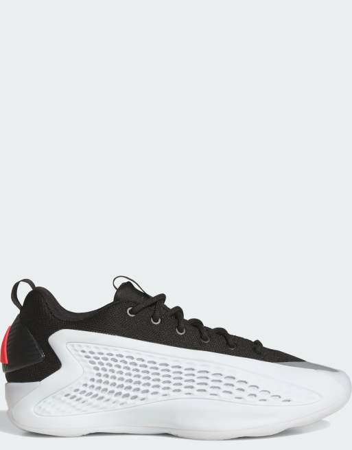 adidas Originals – Anthony Edwards 1 Low – Biało-czarne buty sportowe przed kostkę