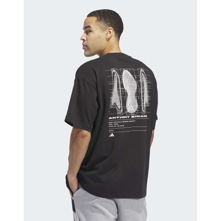 adidas Originals Anthony edwards seasonal graphic tee in