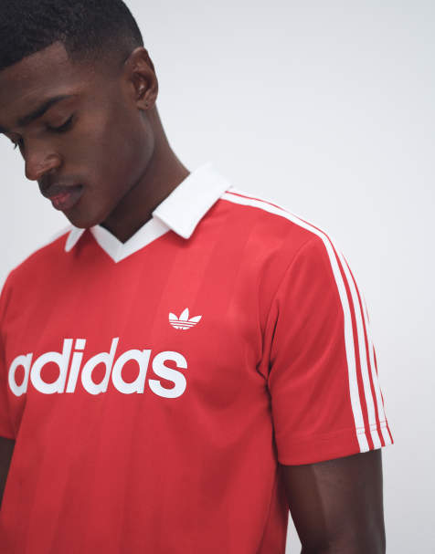 adidas Originals archive engineered jersey i rött - view 1