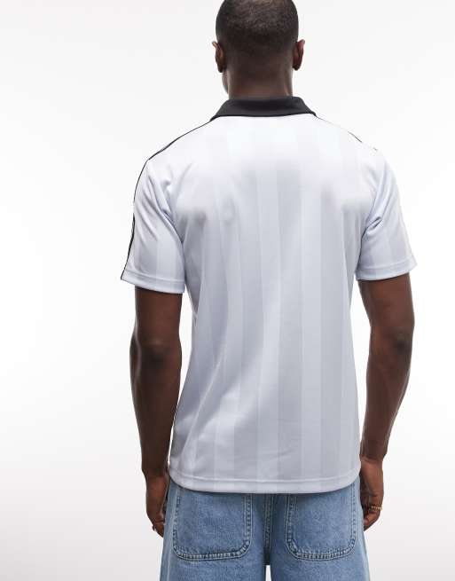 adidas Originals archive engineered jersey in light blue, 5 of 5