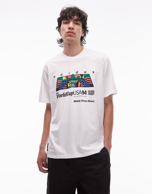 adidas Originals archive graphic tee in white | ASOS