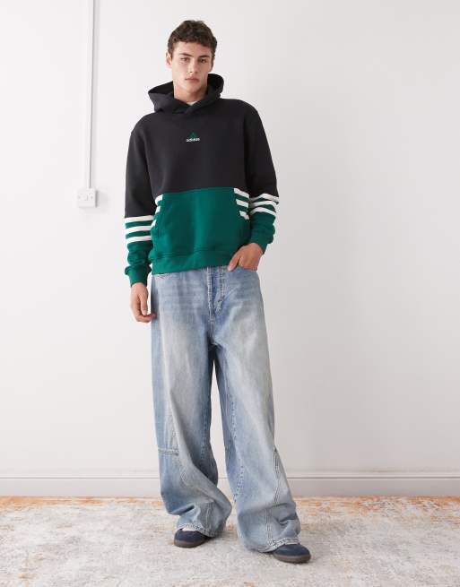 adidas Originals – Archive – Kapuzenpullover in Schwarz und Grün, 2 von 5