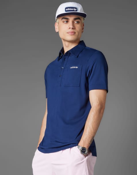 adidas Originals - Archive - Polo de golf avec poche - Indigo nuit - view 1
