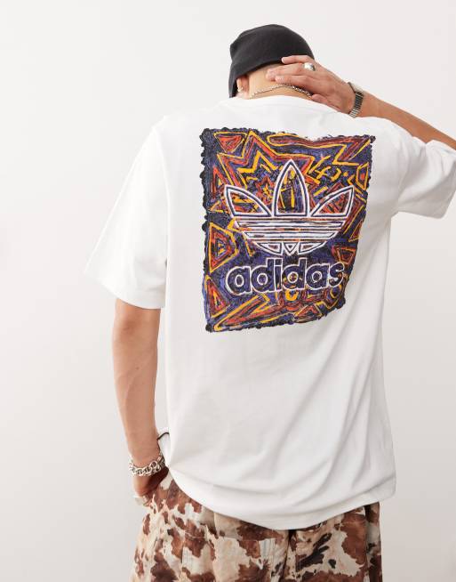 adidas Originals - Archive - T-shirt met print in wit