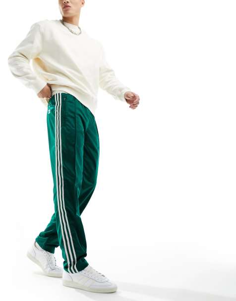 adidas Originals Firebird Track Pant in Green for Men