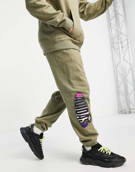 adidas Originals Area 33 tapered joggers in khaki