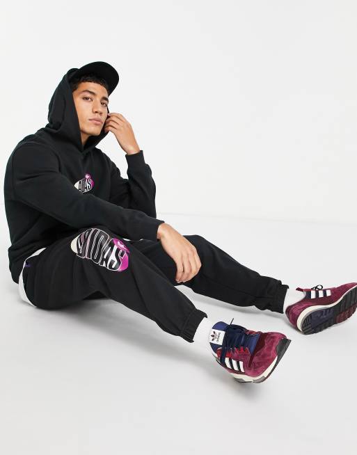 adidas Originals - 'Area 33' - Tapered joggingbukser i sort