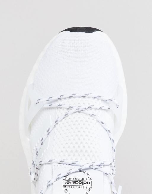 Adidas originals clearance white arkyn trainers