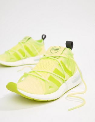 adidas neon yellow shoes