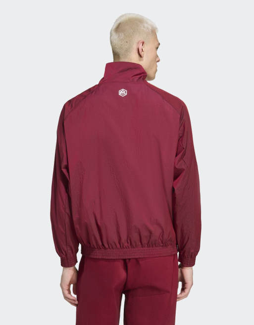adidas Originals Arsenal terrace icons half-zip jacket in team