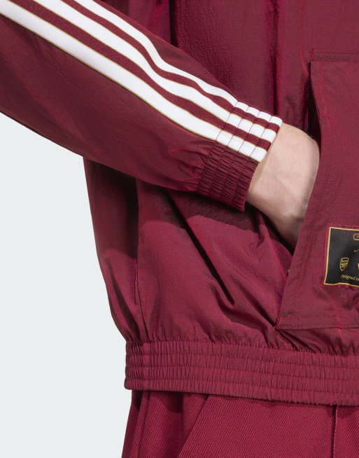 adidas Originals Arsenal terrace icons half-zip jacket in team
