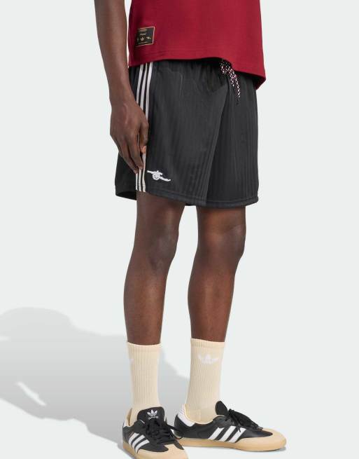 adidas Originals – Arsenal Terrace Icons – Svarta shorts
