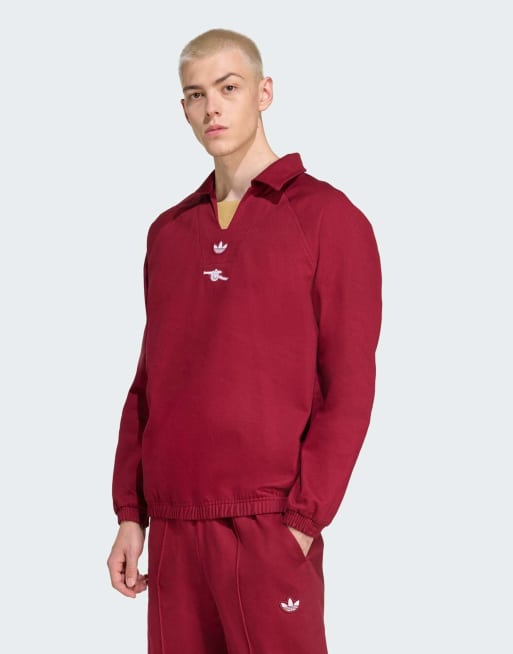 adidas Originals - Arsenal Terrace Icons - Top in drill bordeaux team college 2