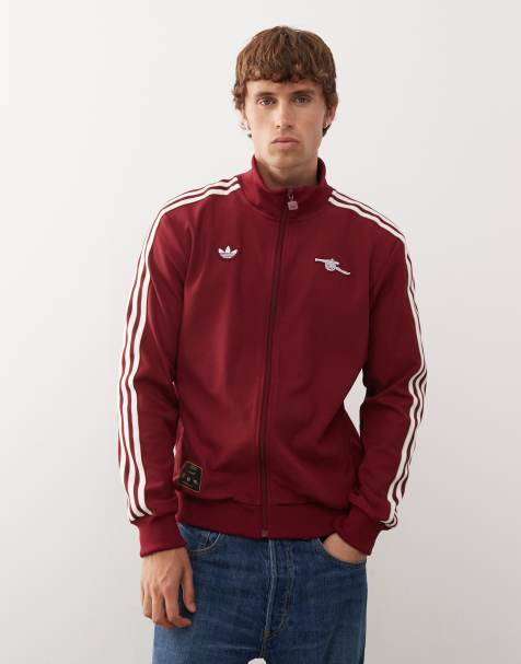 adidas Originals Arsenal terrace icons track top in burgundy - view 1