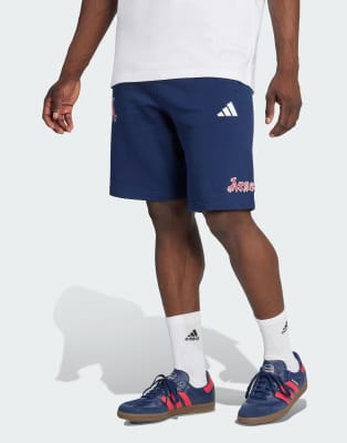 adidas Originals Arsenal us pack shorts in night indigo-Blue