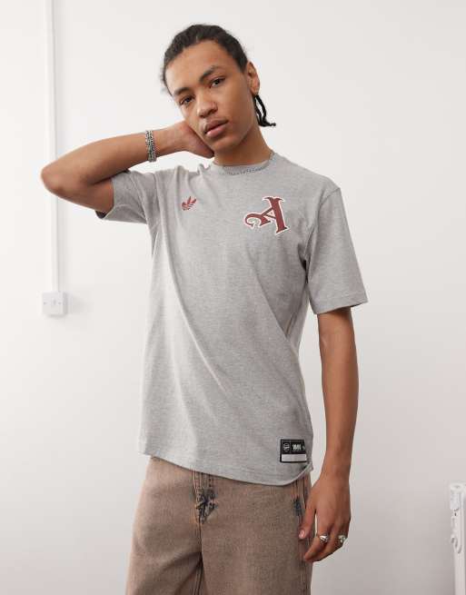 adidas Originals Arsenal VRCT Tee in grey | ASOS
