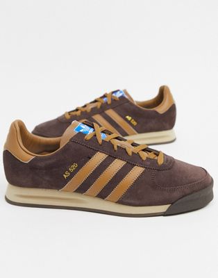 brown adidas trainers