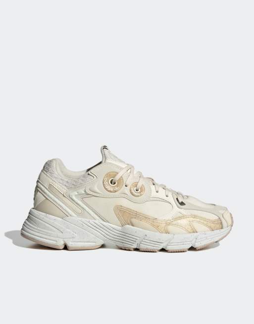 adidas Originals - Astir - Baskets en similicuir - Blanc cassé