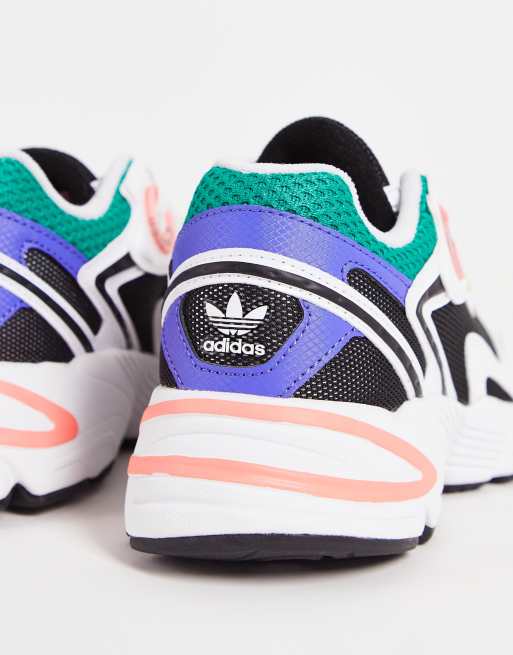 Adidas bianche colorate store