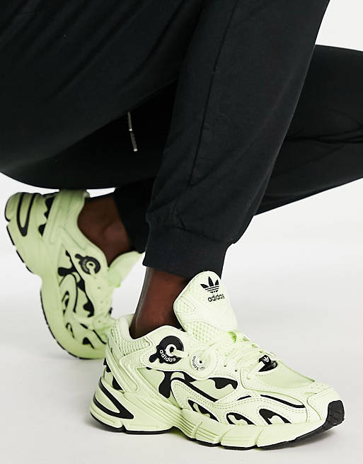 adidas Originals Astir sneakers in lime with black details