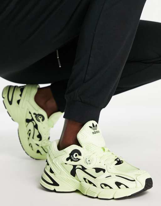 adidas Originals Astir sneakers in lime with black details | ASOS