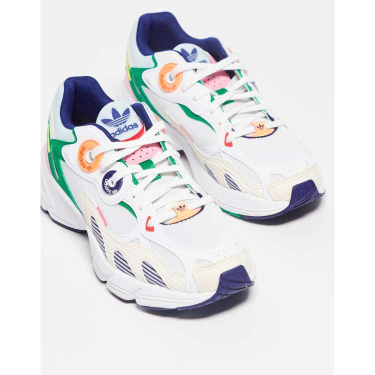 Adidas rainbow shoes clearance asos