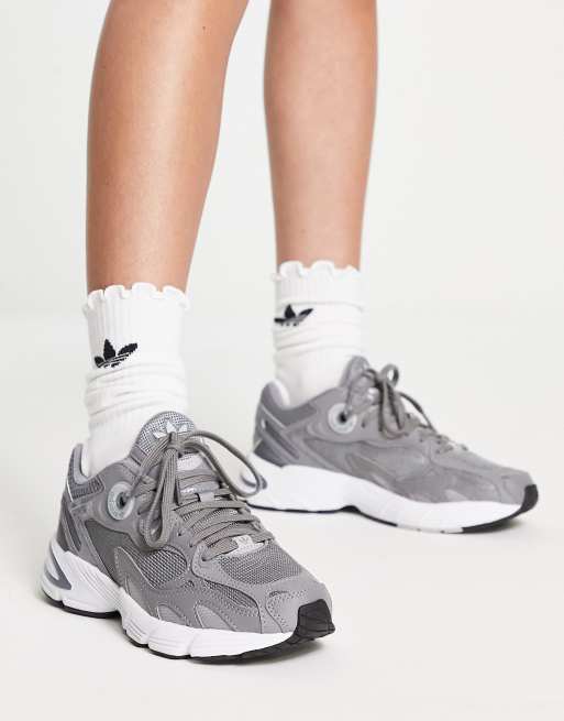 Grey adidas trainers store women