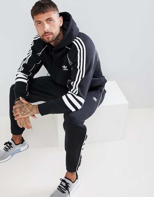 Adidas originals authentic store tracksuit in black