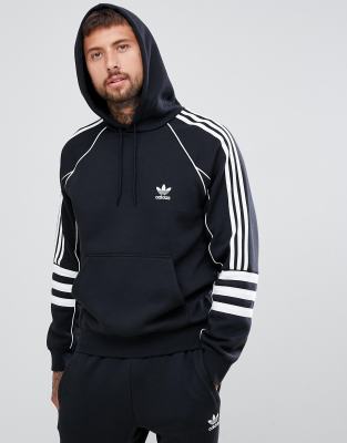 adidas originals authentic hoody in black