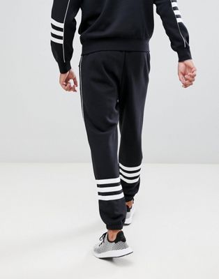 adidas originals authentic joggers in black dh3857