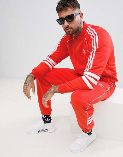 adidas Originals Authentic Pantalon de jogging Rouge DH3859