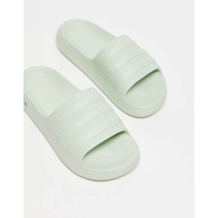 Adidas slippers best sale groen dames