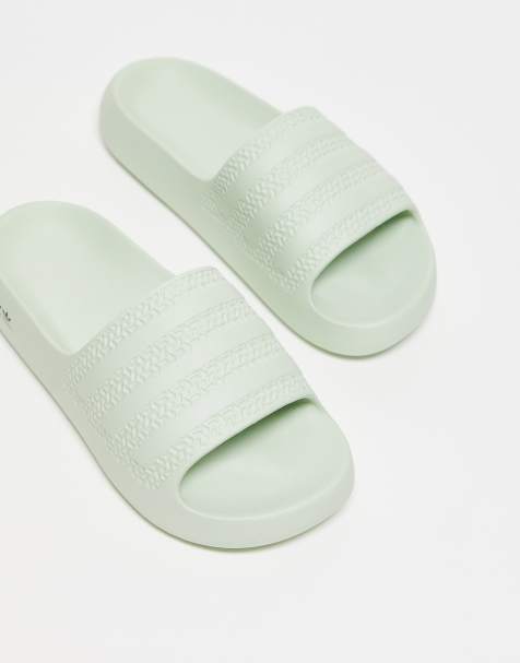 adidas Originals – Ayoon – Slider in Minzgrün - view 1