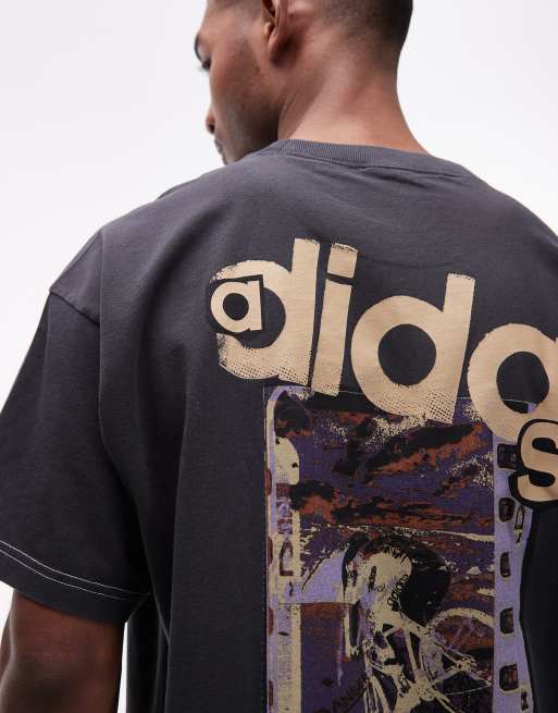 adidas Originals back graphic t-shirt in black | ASOS