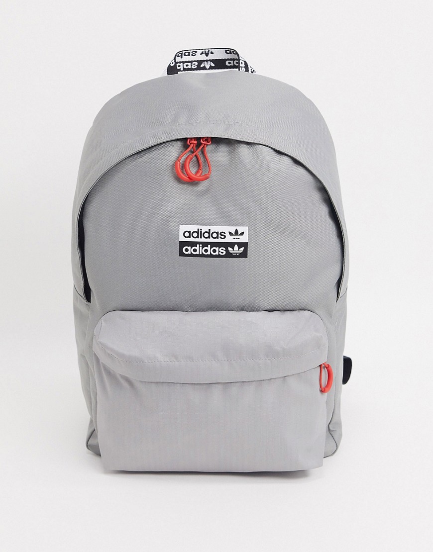 Adidas Originals backpack with RYV logo in grey