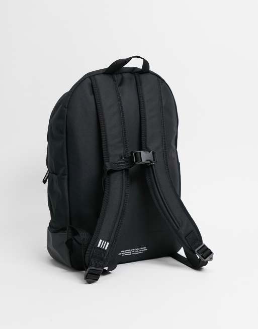 Adidas originals backpack with outlet small logo in black