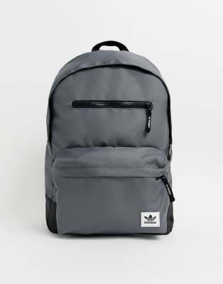 adidas originals backpack with small logo in black