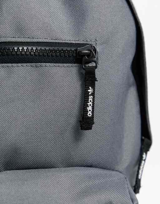 Adidas originals backpack with 2025 small logo in grey