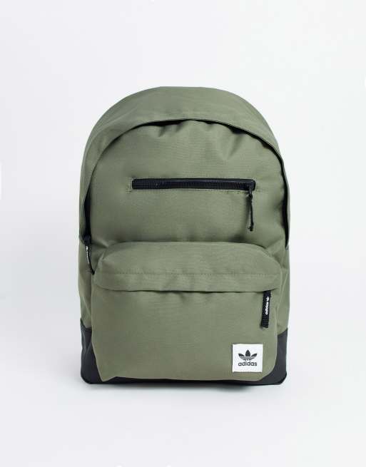 Adidas originals backpack with small logo in grey best sale