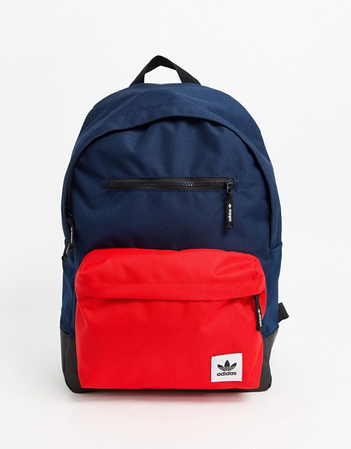 adidas Originals backpack with small logo in navy