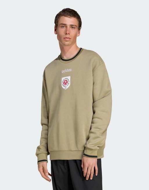 adidas Originals Badge crewneck sweatshirt in orbit green